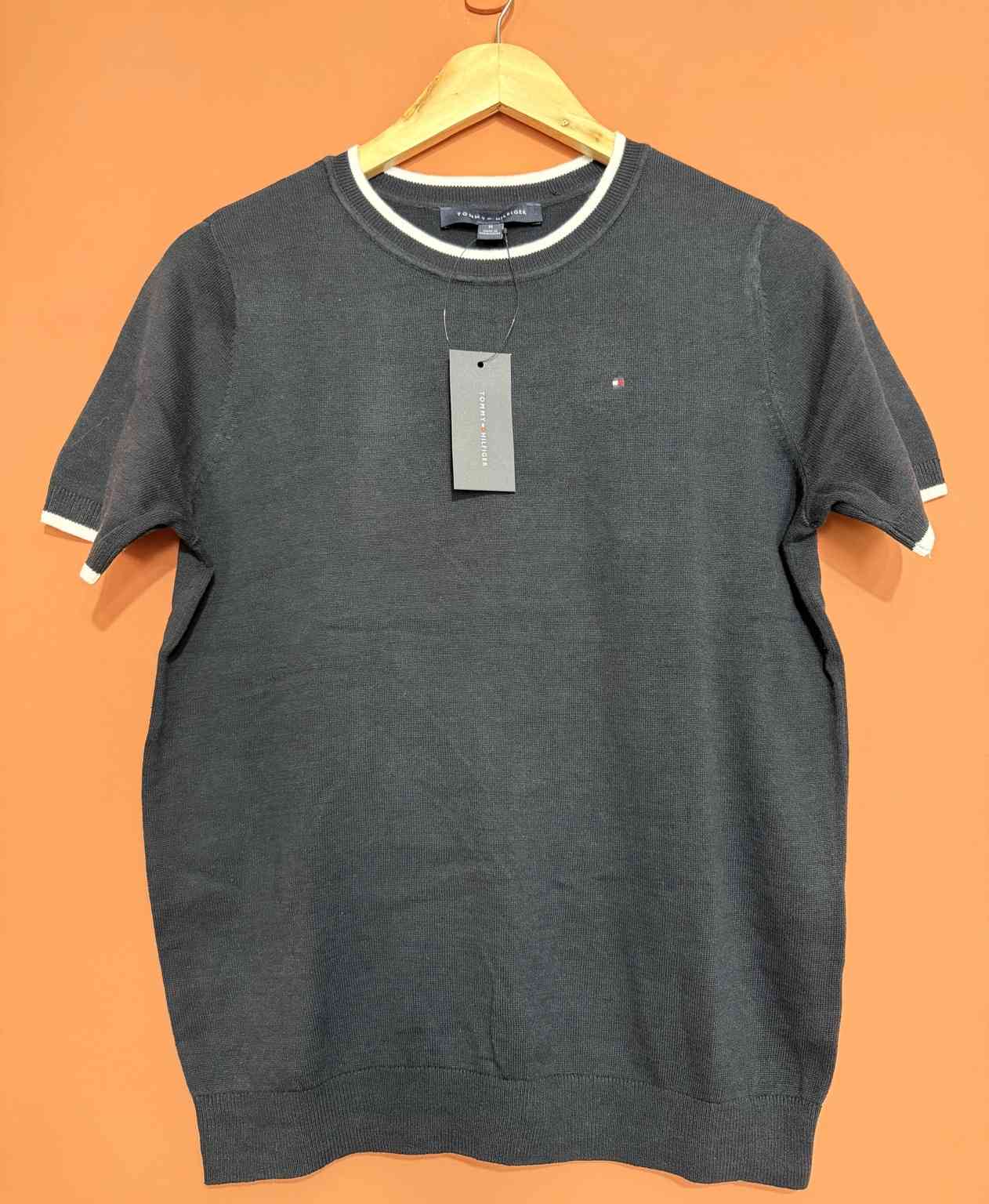 Chompa manga corta - Tommy Hilfiger- Talla M